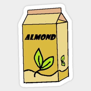 Almond Milk for the win Sticker